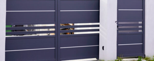 Le portillon en aluminium