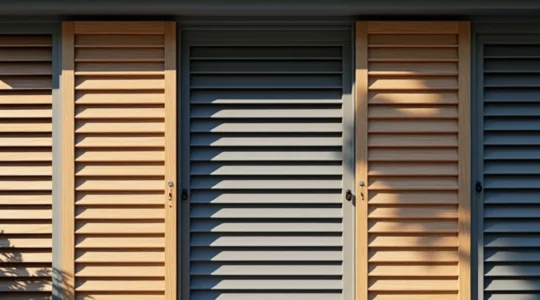 Volets en aluminium